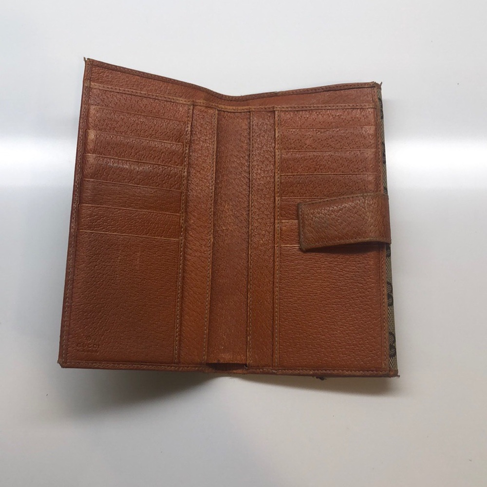 Gucci Signature Monogram Long Wallet - Picture 5 of 6